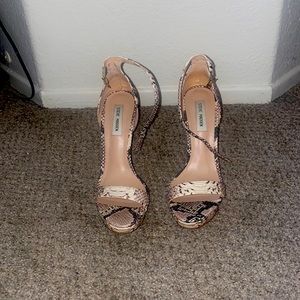 Steve Madden Snake Skin heel